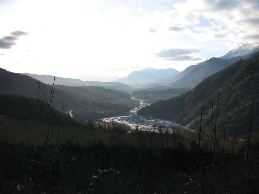 Vallée du Drac vue depuis le Col des Festreaux