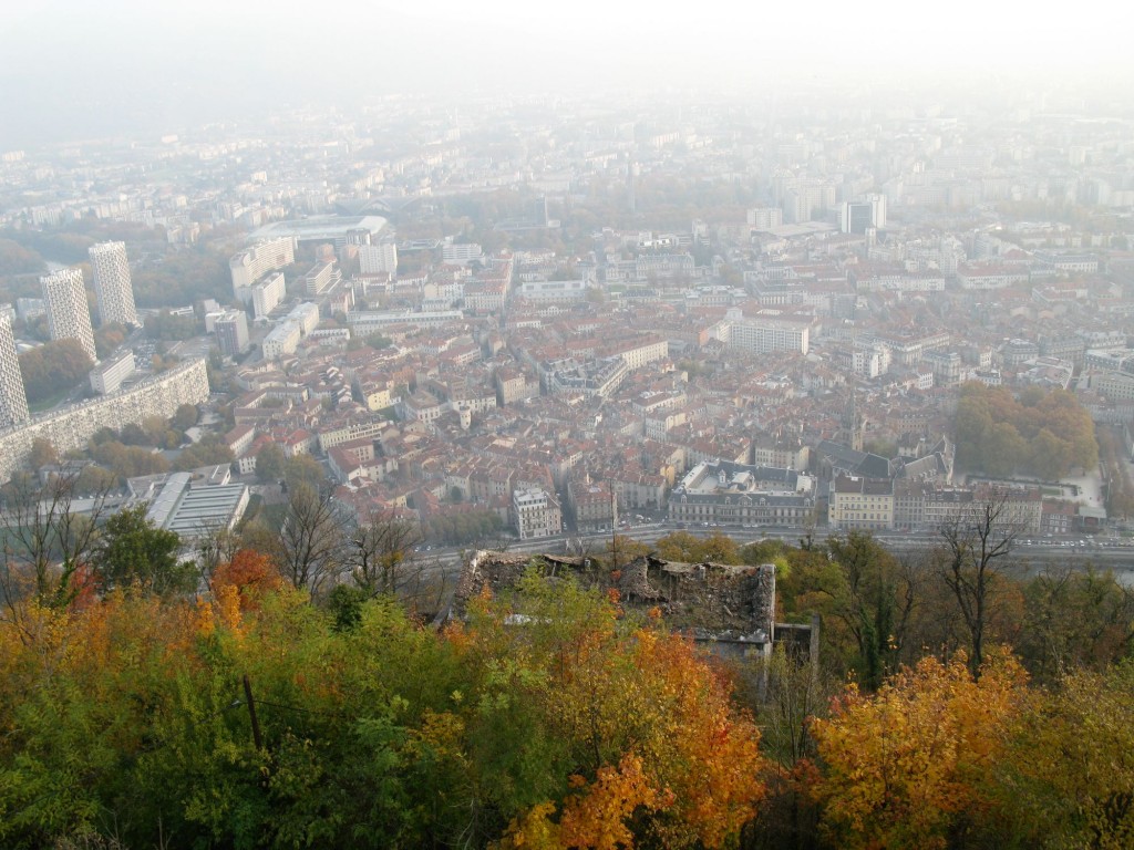 Grenoble vue depuis la Bastille